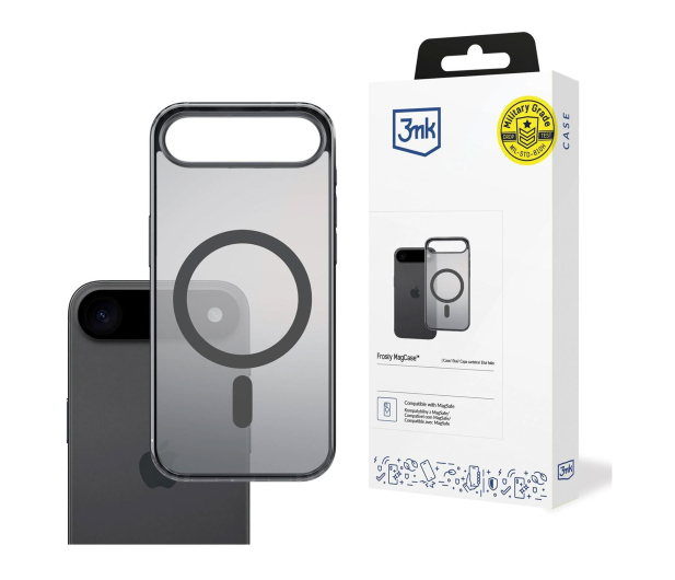 3mk Frosty MagCase Black do iPhone Air - 1360699 - zdjęcie